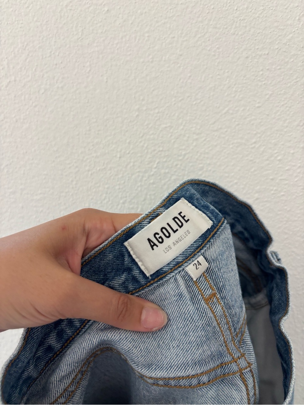 Agolde 90s jeans raw hem - Picture 4 of 4